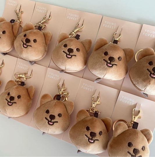 Young forest mini face key ring(pre order)