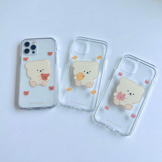 Bamtoree animal with white bear phone case(pre order)