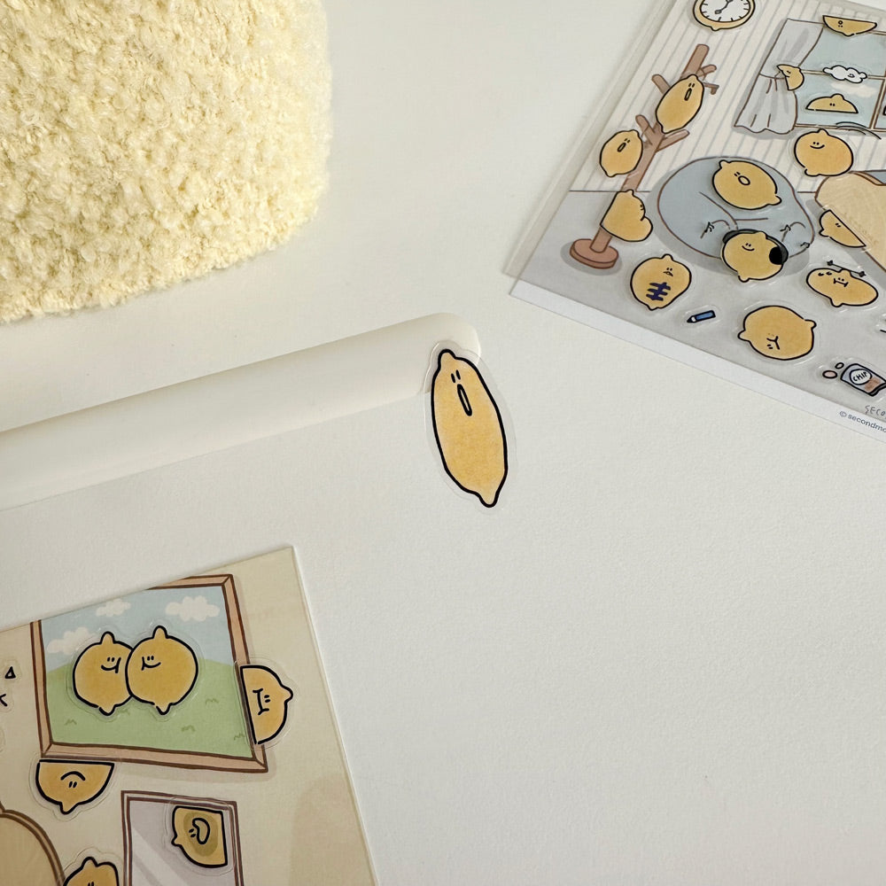 Second morning lemon’ room sticker(pre order)