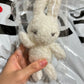 慵懶黑白兔兔key chain(pre order)