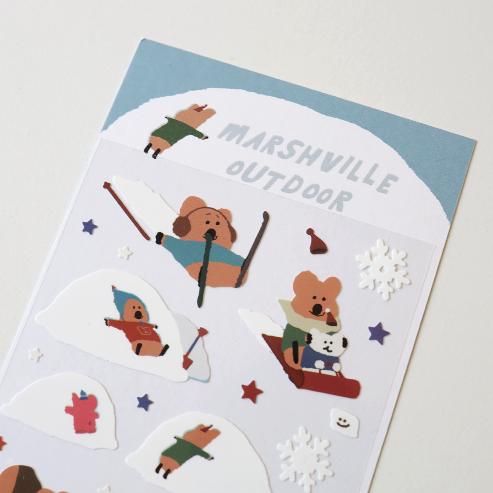 Dinotaeng Marshville outdoor sticker(pre order)