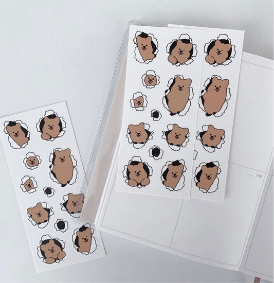 Young forest tear car sticker(pre order)