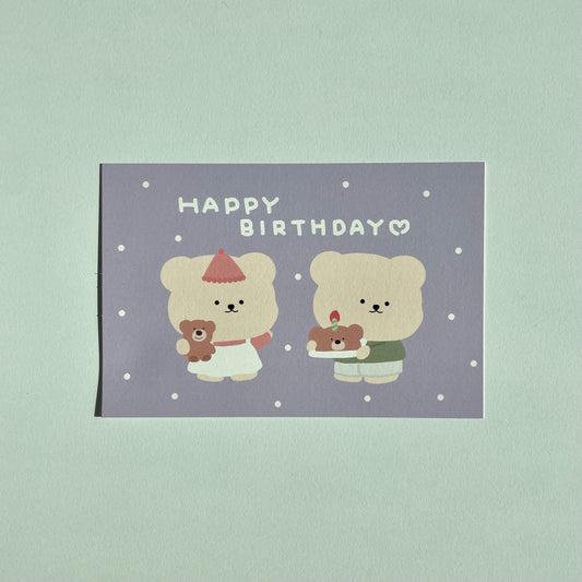 Bamtoree happy birthday postcard (pre order)