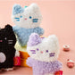 Butter family curly milk cat keyring(pre order)