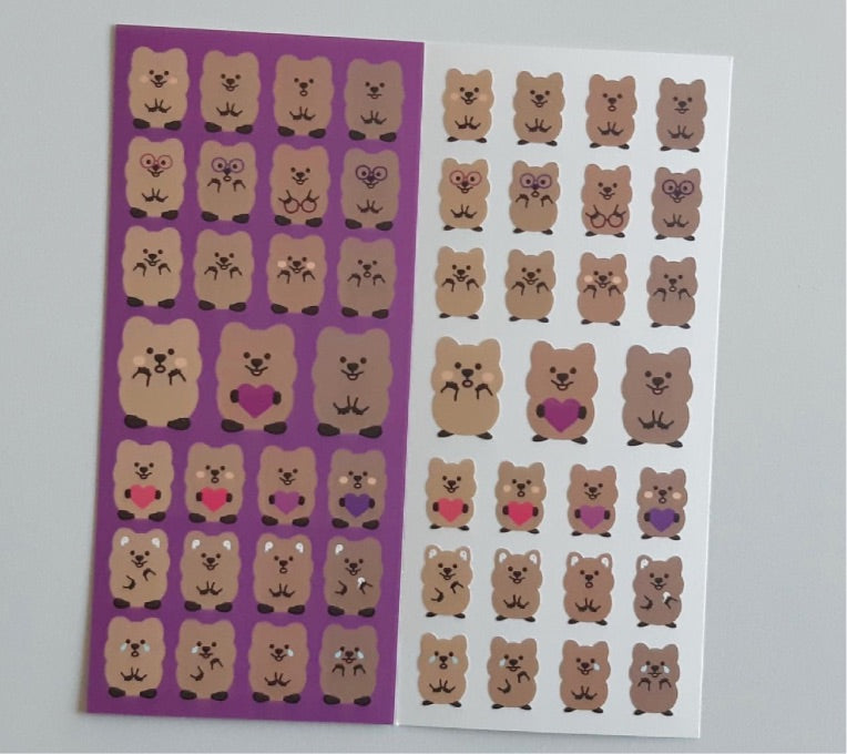 Young forest mini bear sticker(pre order)