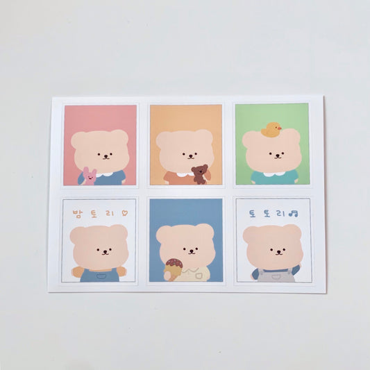 Bamtoree ID photo removable sticker(pre order)