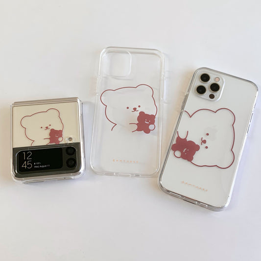 Bamtoree cookie bear phone case(pre order)