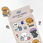 Damigrim let’s go travel sticker(pre order)