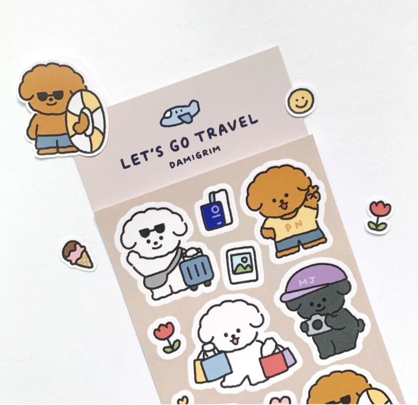 Damigrim let’s go travel sticker(pre order)