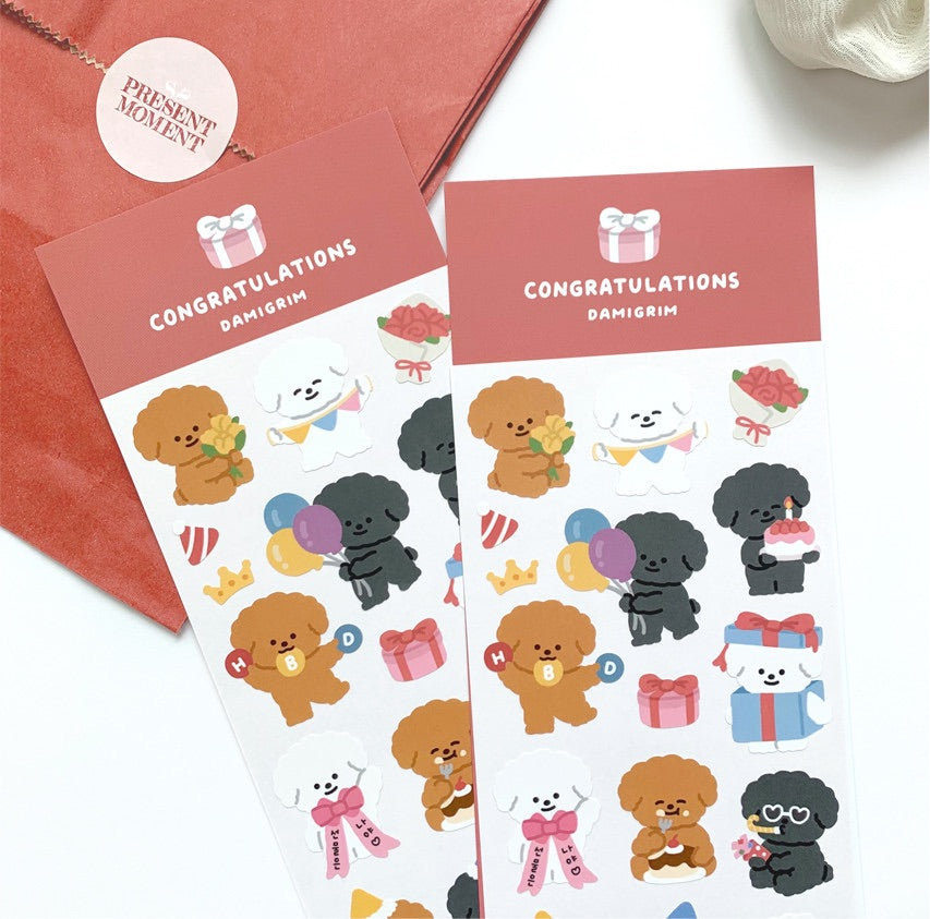 Damigrim congratulations sticker(pre order)