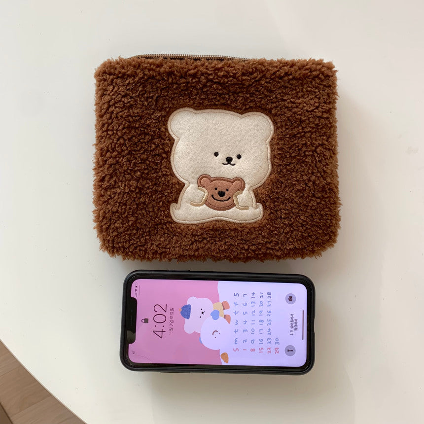 Bamtoree soft brown pouch(pre order)