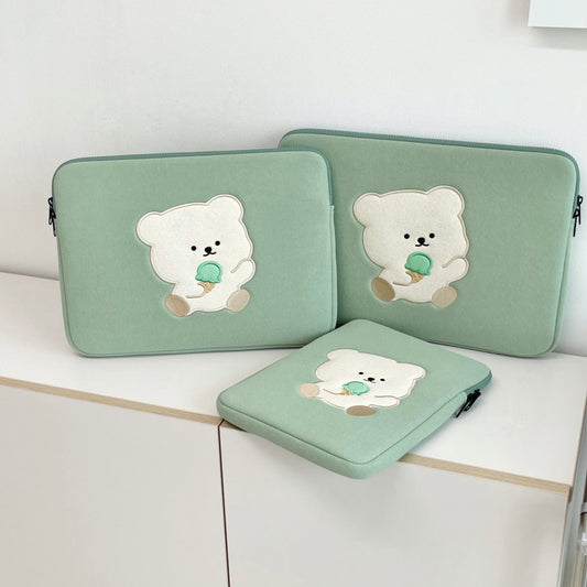 Bamtoree mint ipad/laptap pouch(pre order)