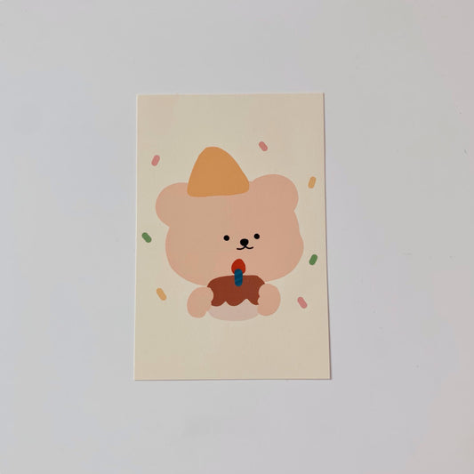 Bamtoree birthday postcard(pre order)