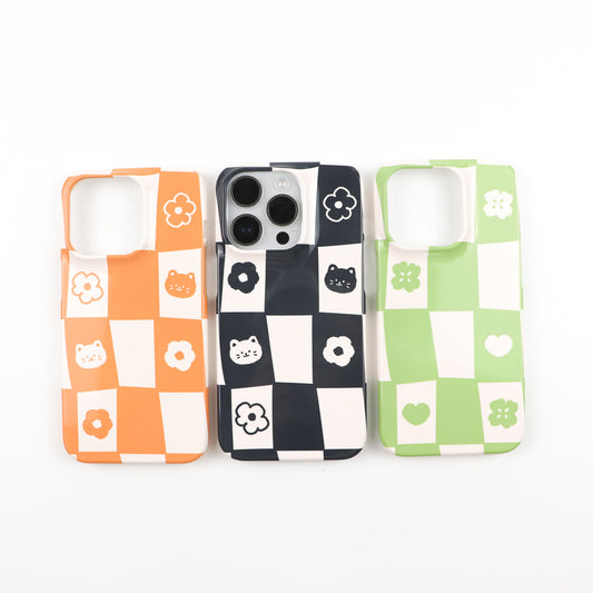 TETEUM checker board iphone case(pre order)