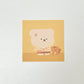Bamtoree squirrel postcard(pre order)