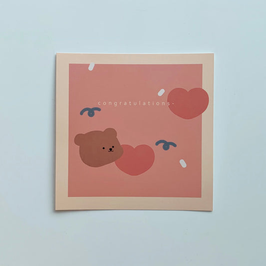 Bamtoree congratulation postcard(pre order)