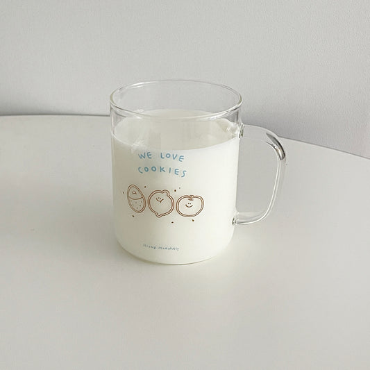 Second morning we love cookies glass(pre order)
