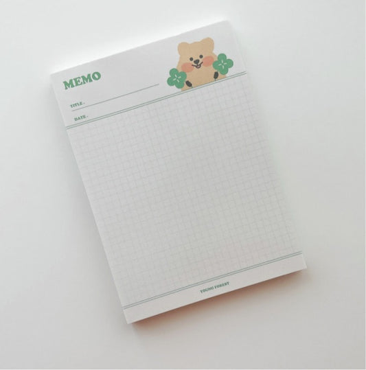 Young forest four-leaf memo pad(rpe order)