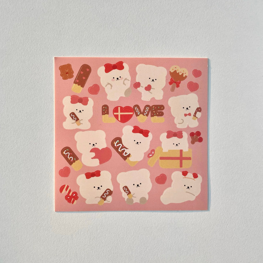 Bamtoree pepero die-cut sticker<2pcs>(pre order)
