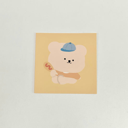 Bamtoree hotdog postcard(pre order)